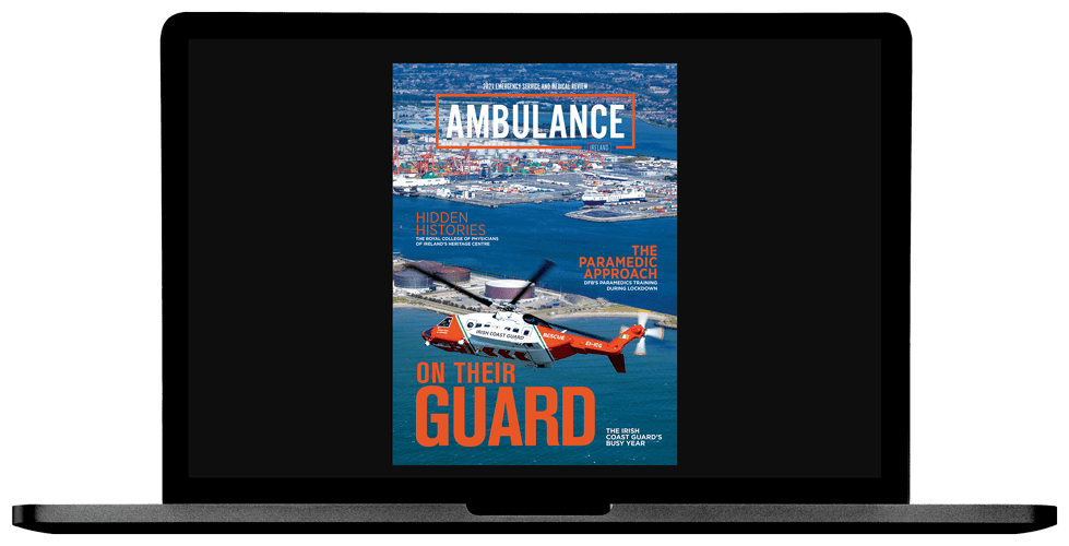 Ambulance Yearbook 2021 - Laptop Image